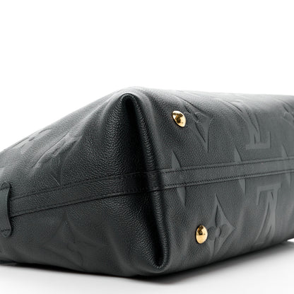 Louis Vuitton Empreinte Monogram Giant CarryAll MM Black 13 of 15