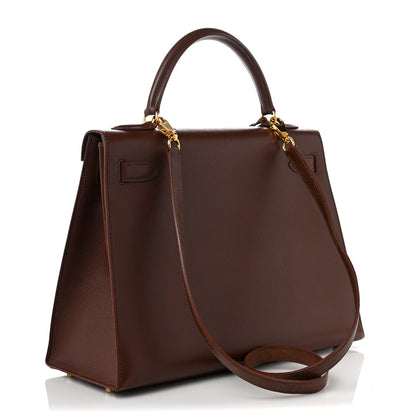 Hermes Courchevel Kelly Sellier 32 Noisette 3 of 13