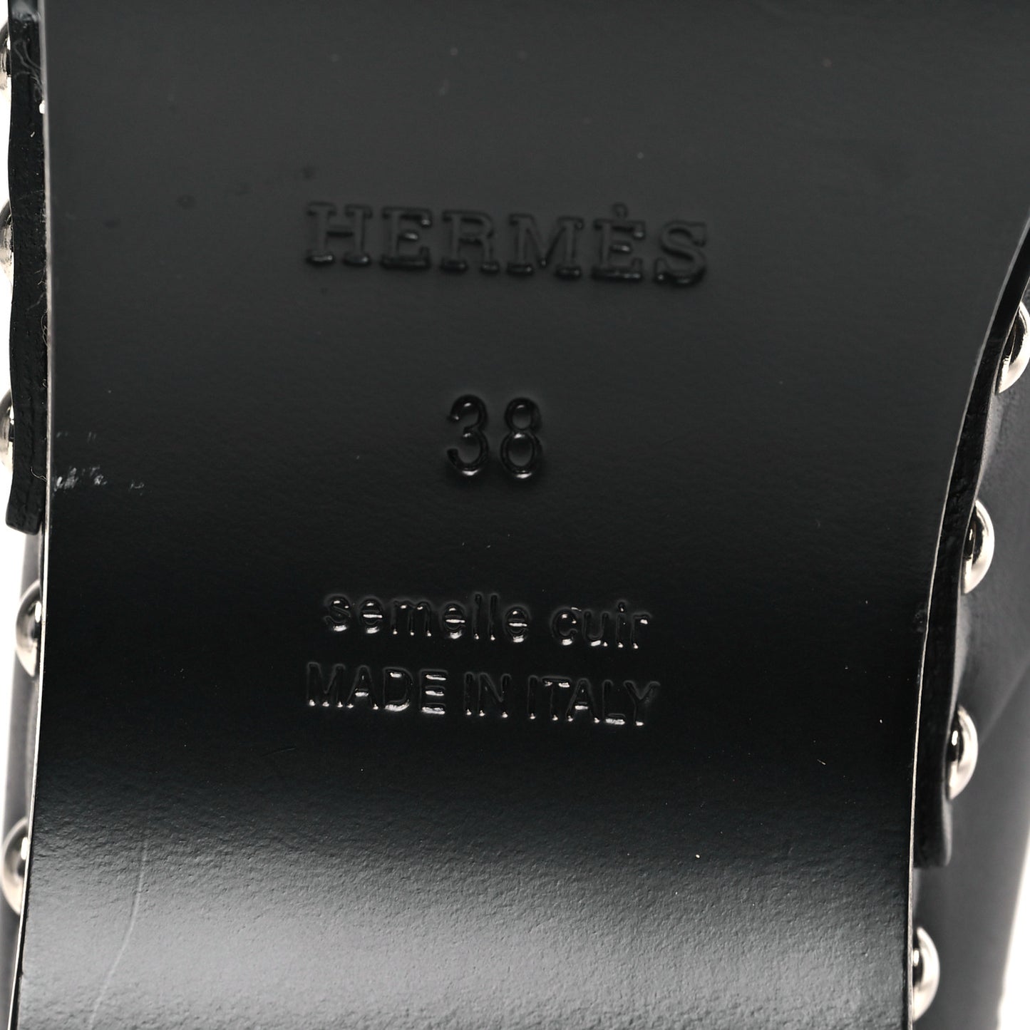 Calfskin Calya Mules 38 Black