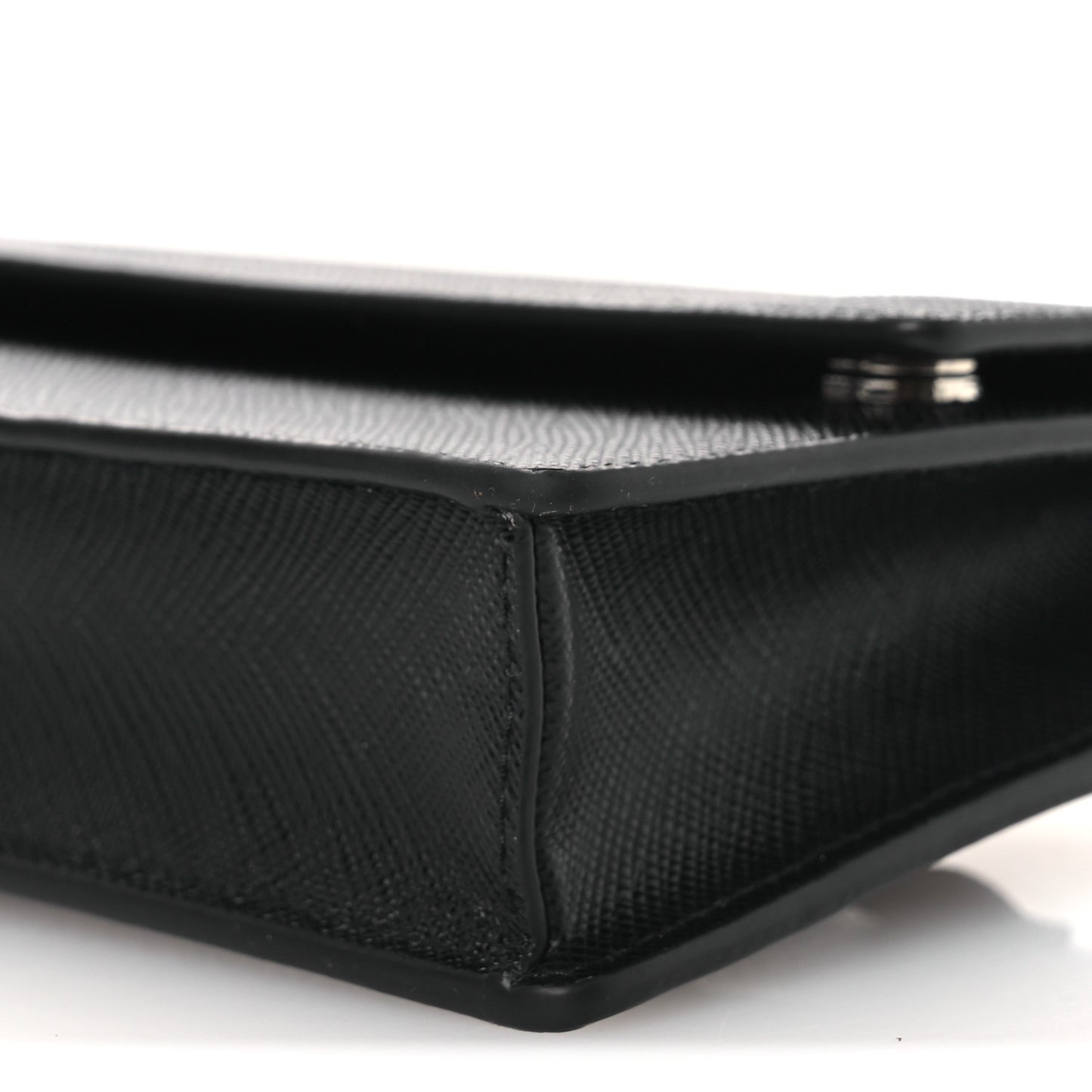 Saffiano Flap Belt Bag 95 38 Black