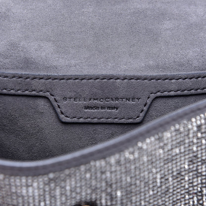 Stella McCartney Crystal Stones Tiny Fold Over Falabella Grey 8 of 9