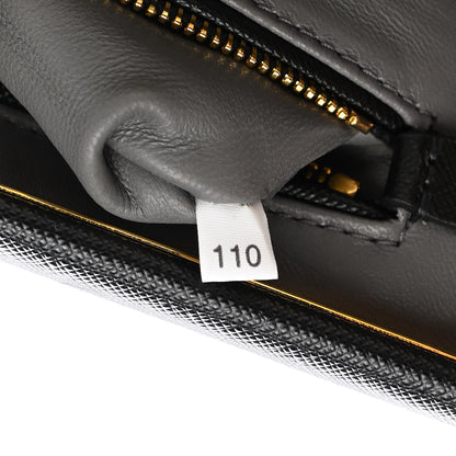 Prada Saffiano Frame Clutch Black 8 of 8