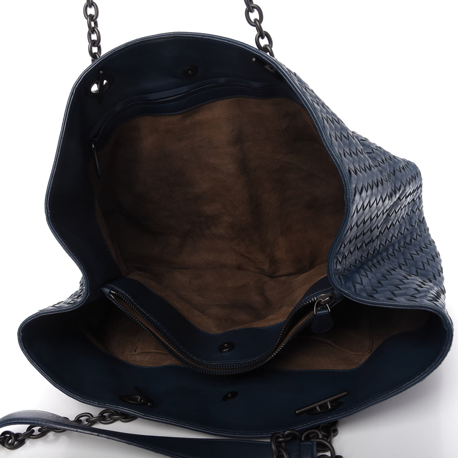 Bottega Veneta Nappa Intrecciato Large Tote Denim 5 of 10