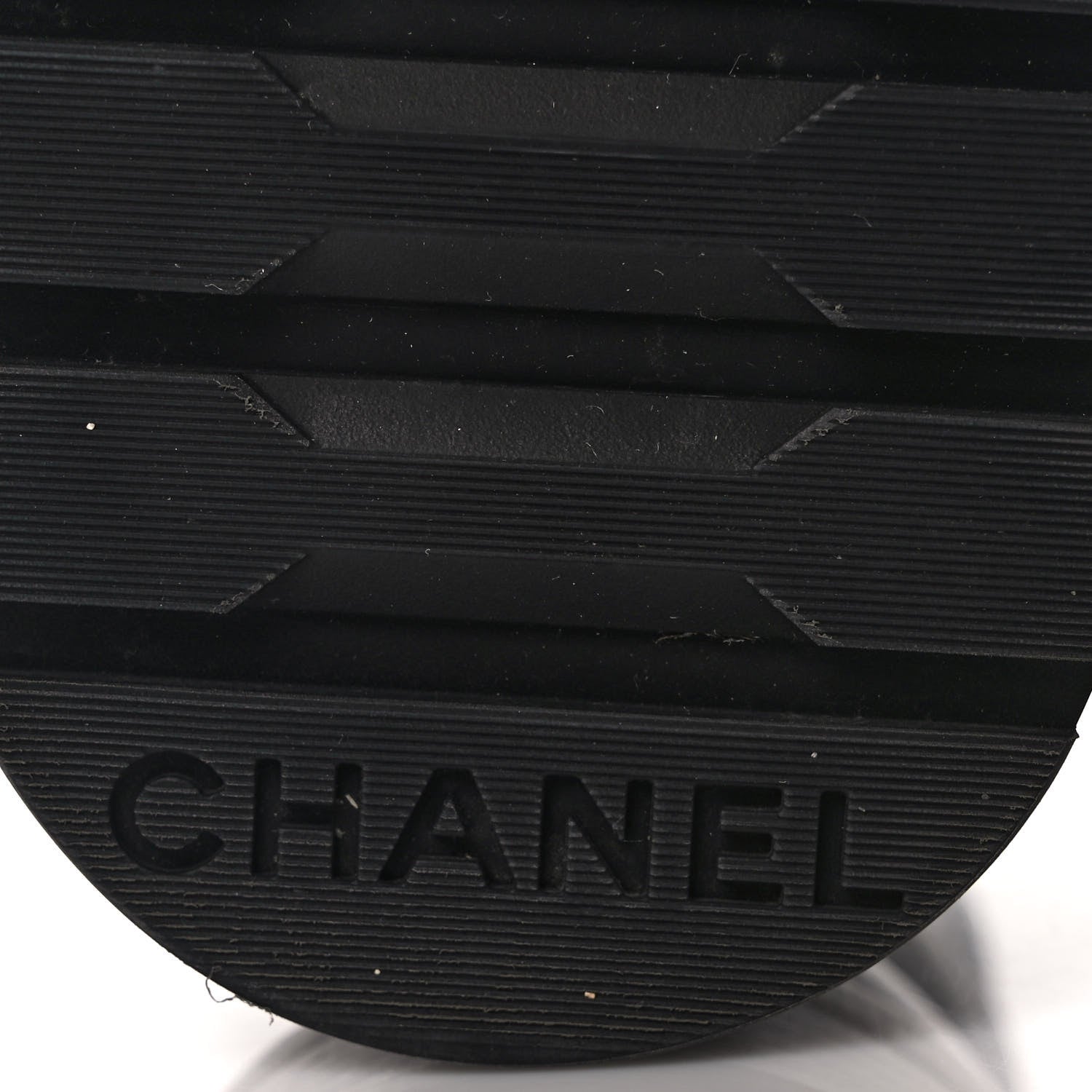 Chanel Calfskin Shiny Calfskin Quilted Lace Up Combat Boots 39 Black 6 of 10