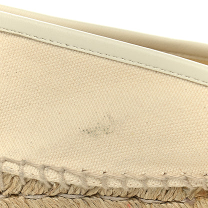 Gucci Canvas Logo Espadrilles 35 Greggio White 15 of 15