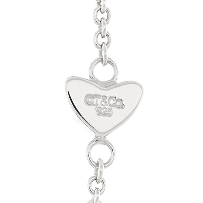 Tiffany Sterling Silver Heart Lariat Necklace 5 of 6