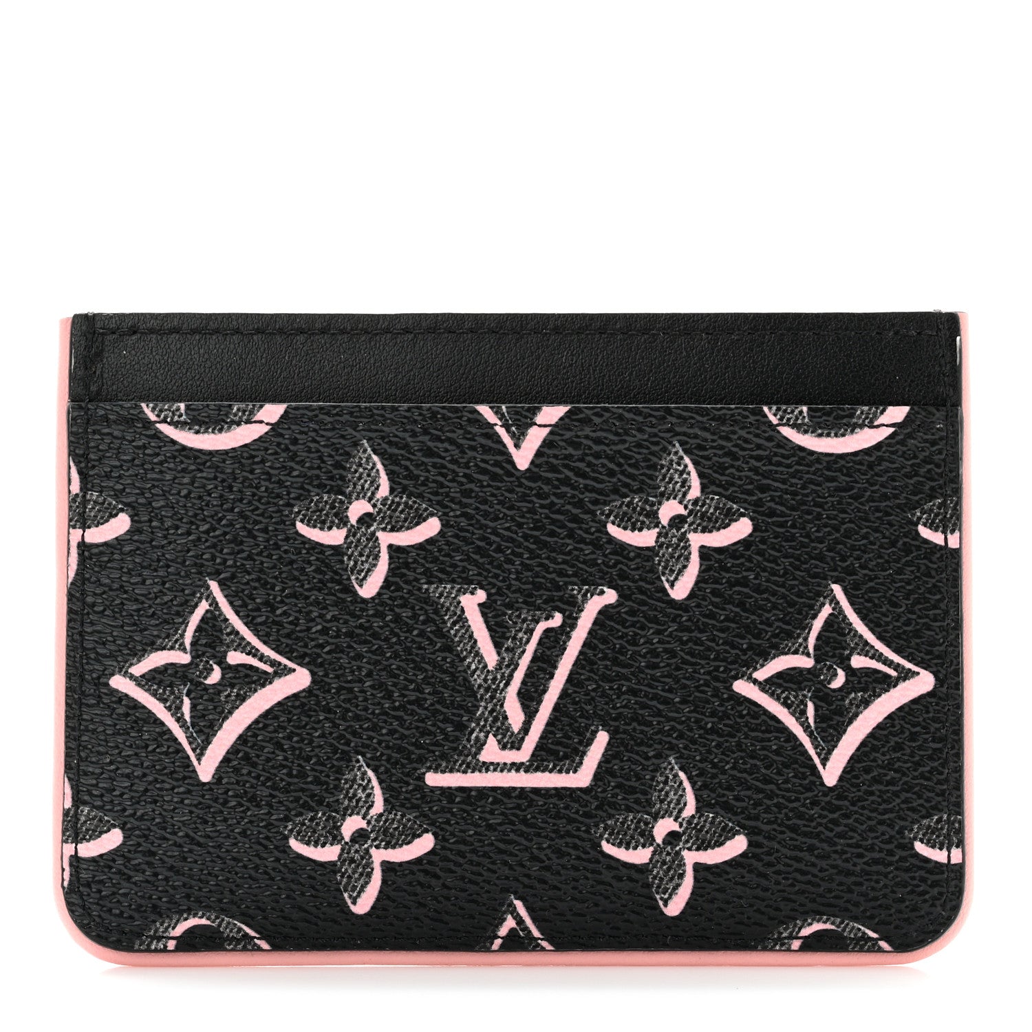Louis Vuitton Monogram Fall for You LV Side-Up Card Holder Black 1 of 7