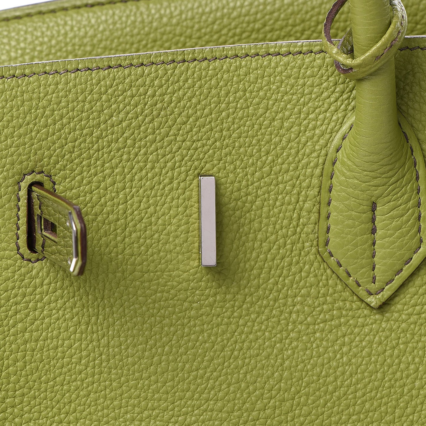 Togo Birkin 35 Vert Anis