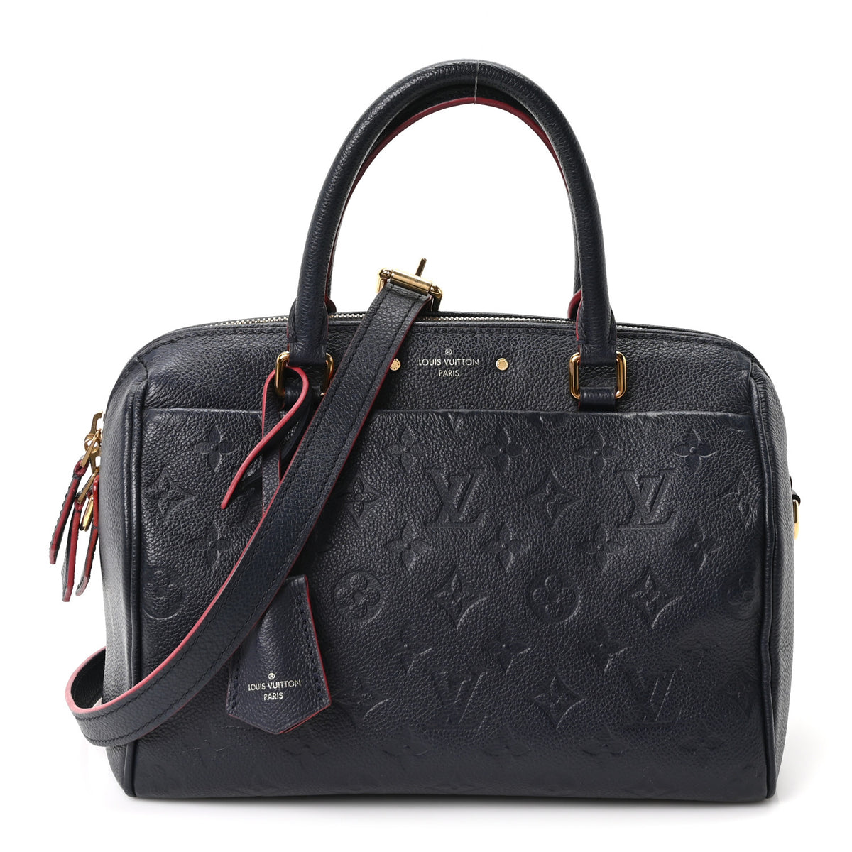 Louis Vuitton Empreinte Speedy Bandouliere 25 NM Marine Rouge 1 of 10