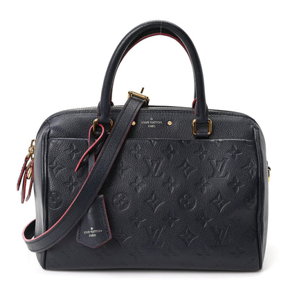 Louis Vuitton Empreinte Speedy Bandouliere 25 NM Marine Rouge 1 of 10