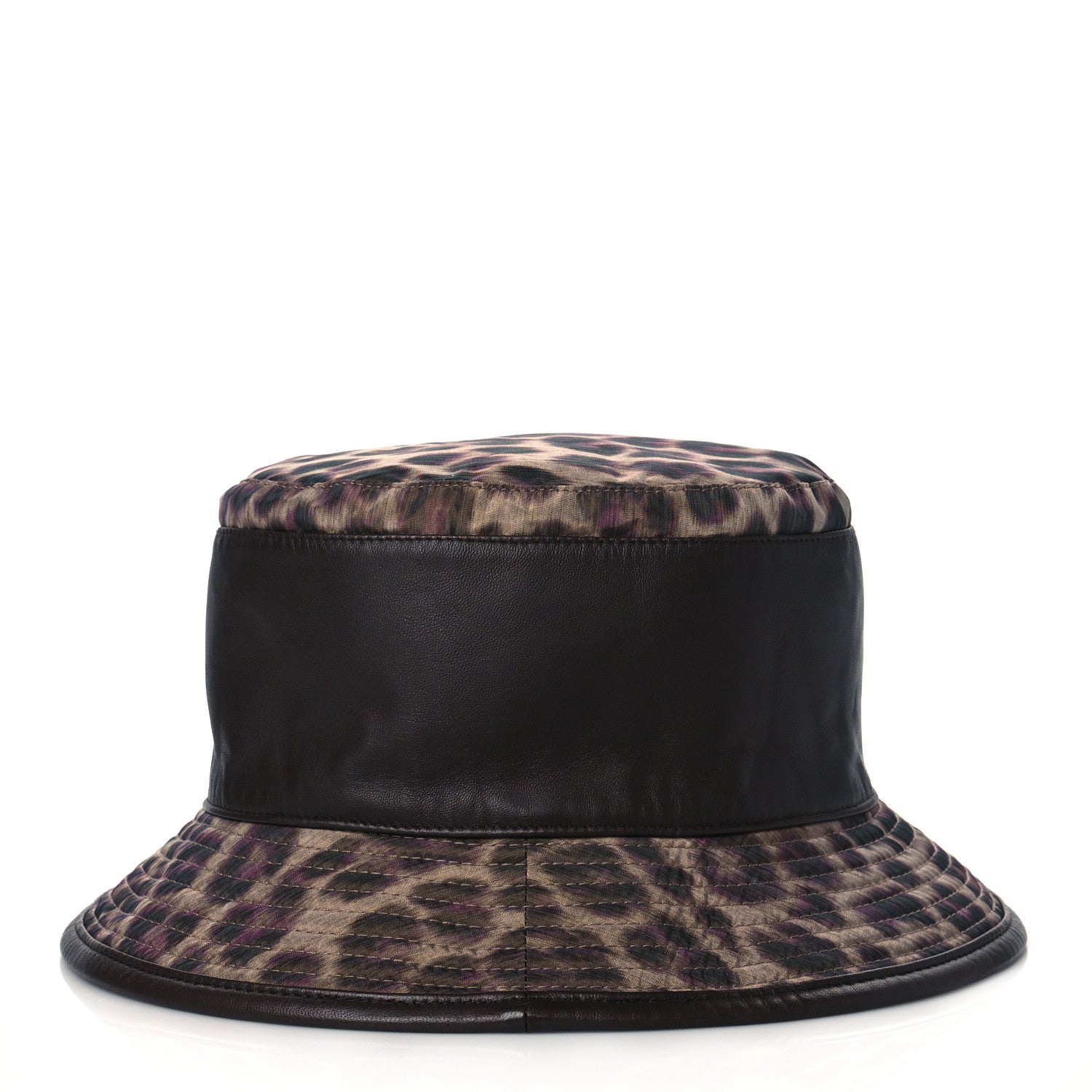 Hermes Polyester Silk Lambskin Bucket Hat 57 5 of 7
