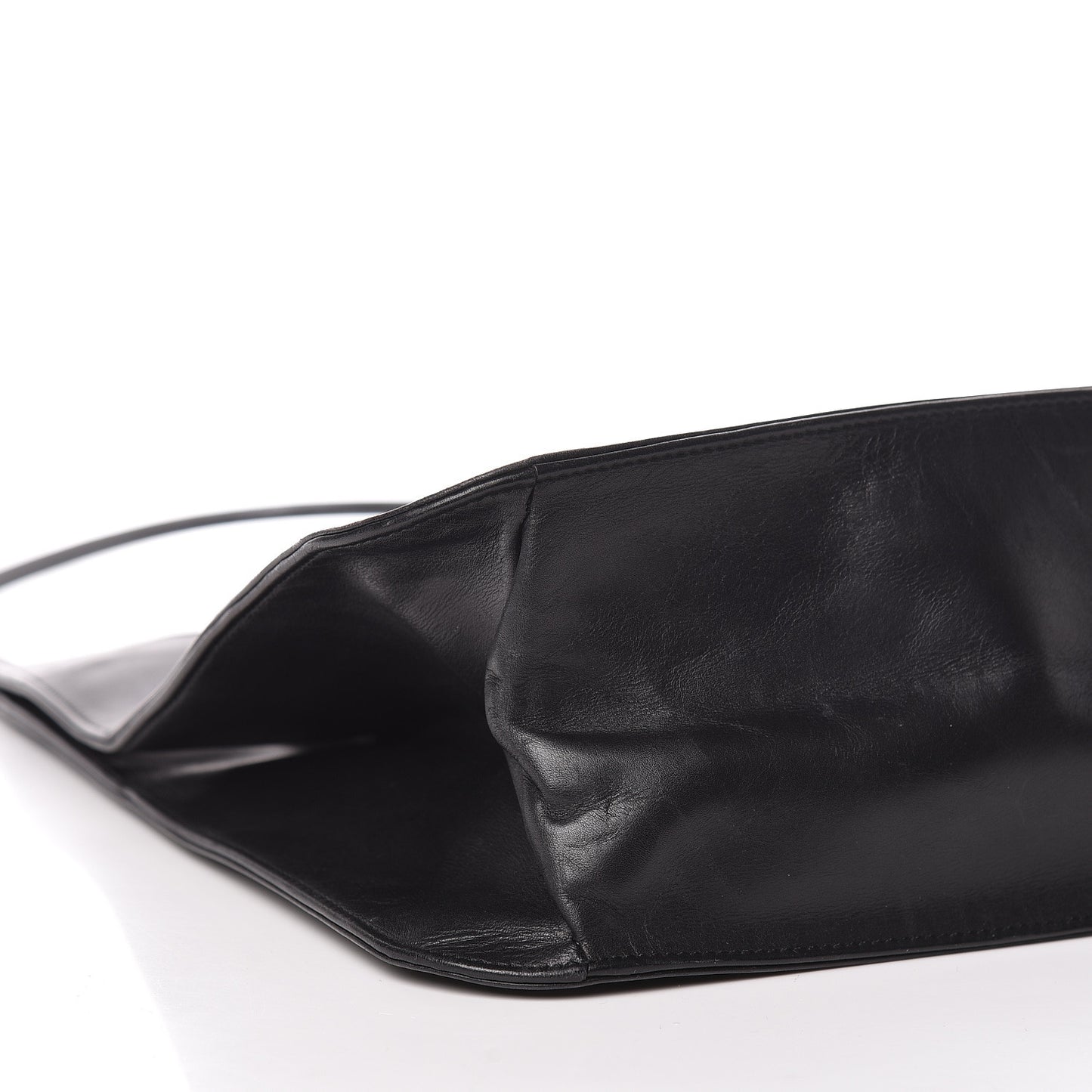 Calfskin Shoulder Bag Black