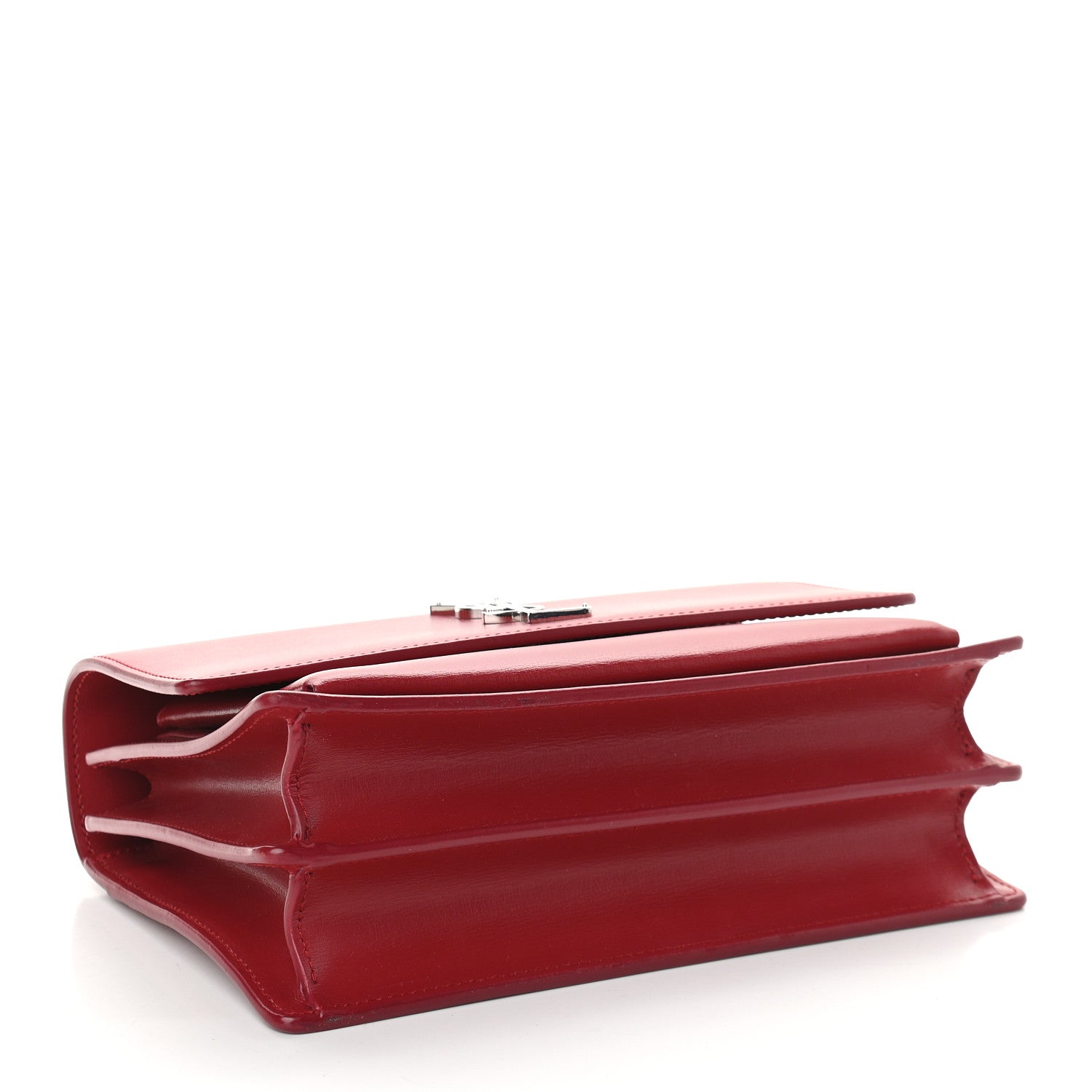 Saint Laurent Calfskin Medium Monogram Sunset Rouge Eros 4 of 11