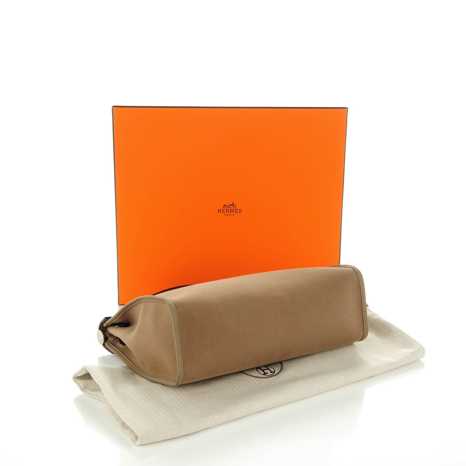 Hermes Vache Hunter Toile Herbag Zip 31 PM Etoupe Ebene 6 of 12