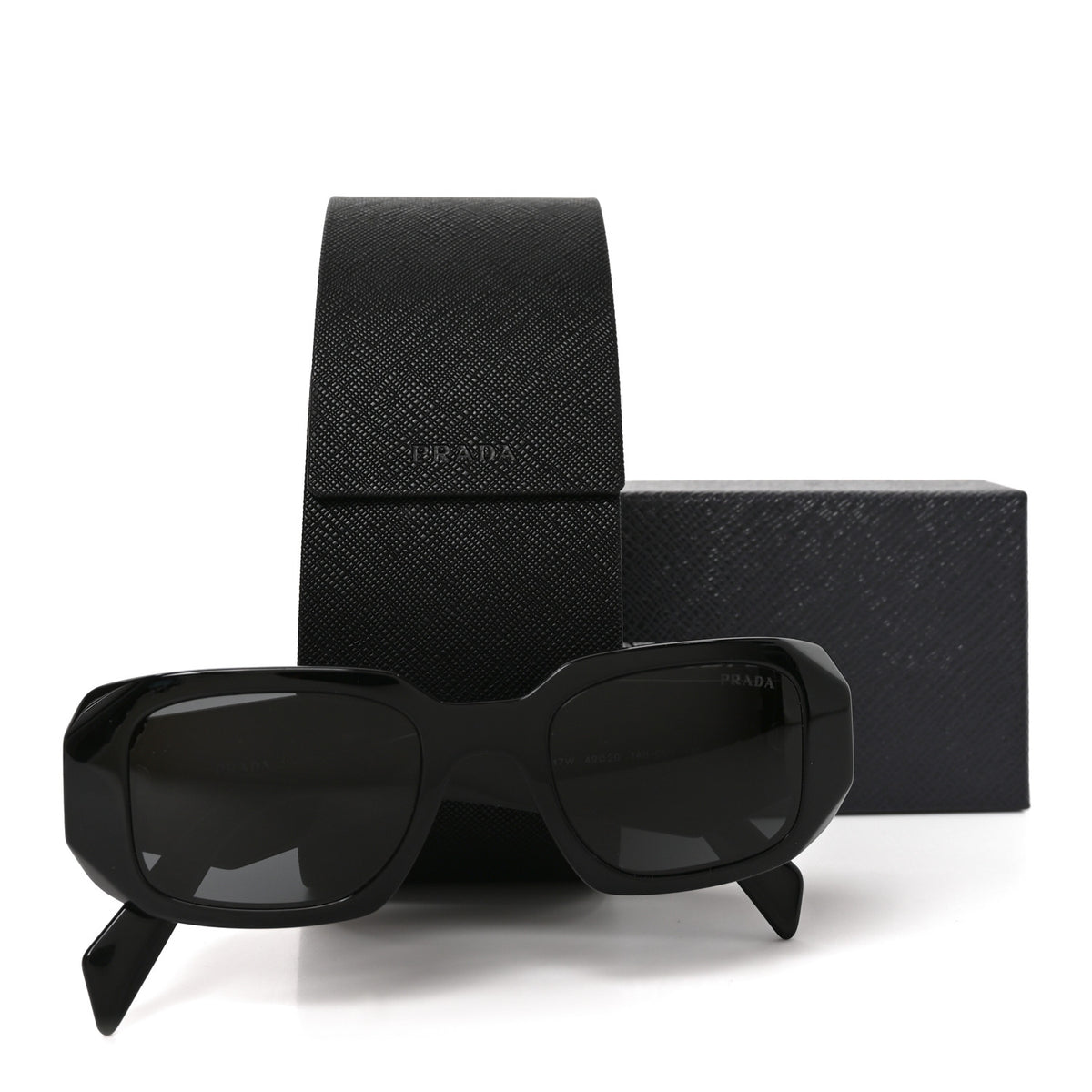 Acetate Symbole Sunglasses SPR 17W Black