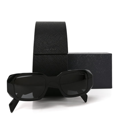 Prada Acetate Symbole Sunglasses SPR 17W Black 7 of 7