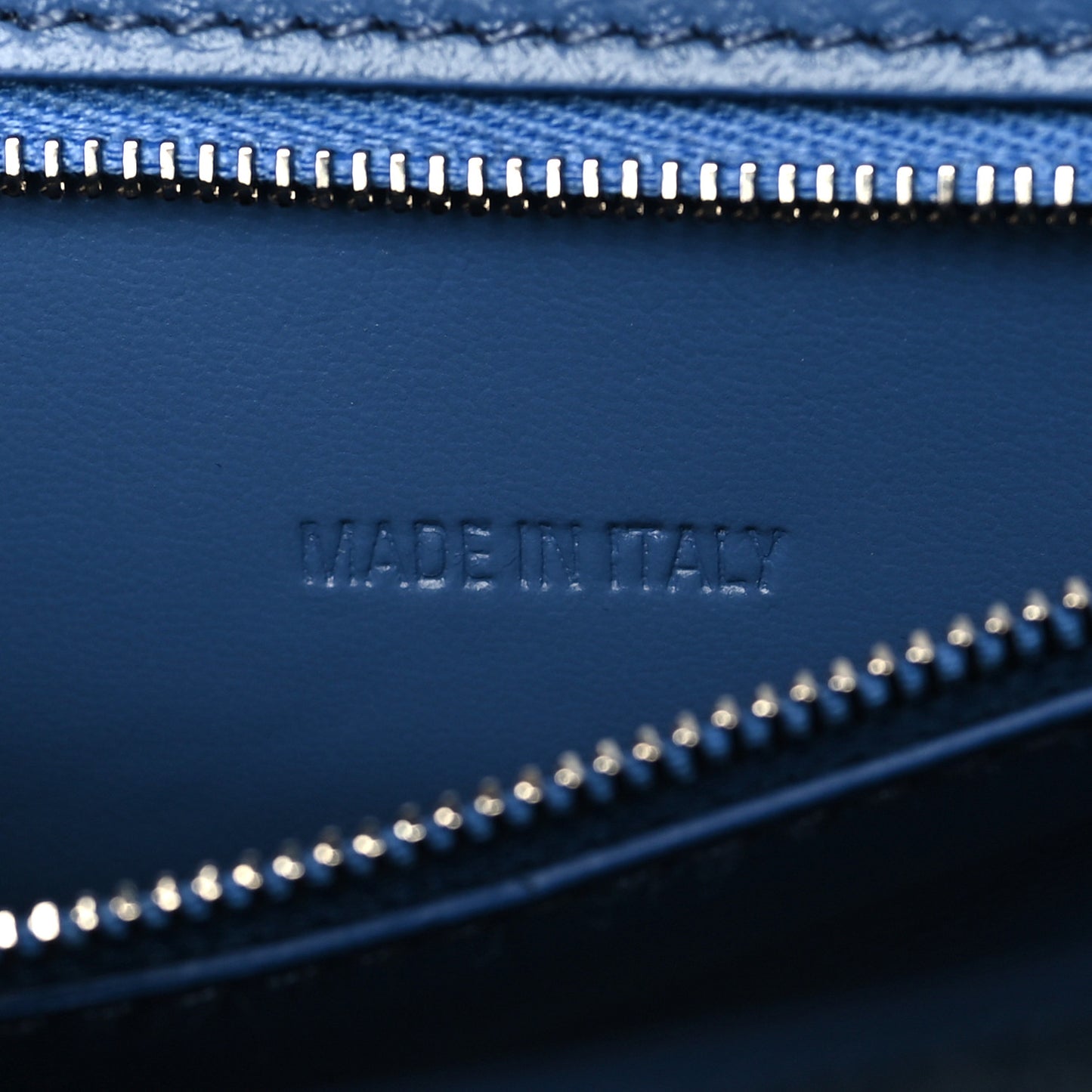 Denim BB Monogram Small Hourglass Top Handle Bag Blue