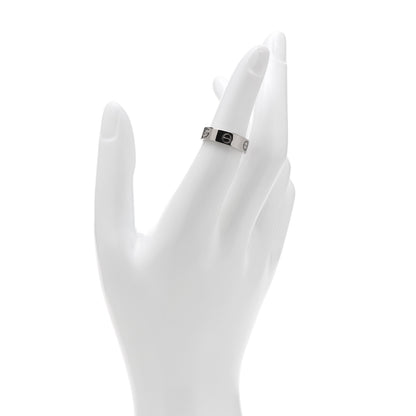 Cartier 18K White Gold 5.5mm LOVE Ring 52 6 2 of 5