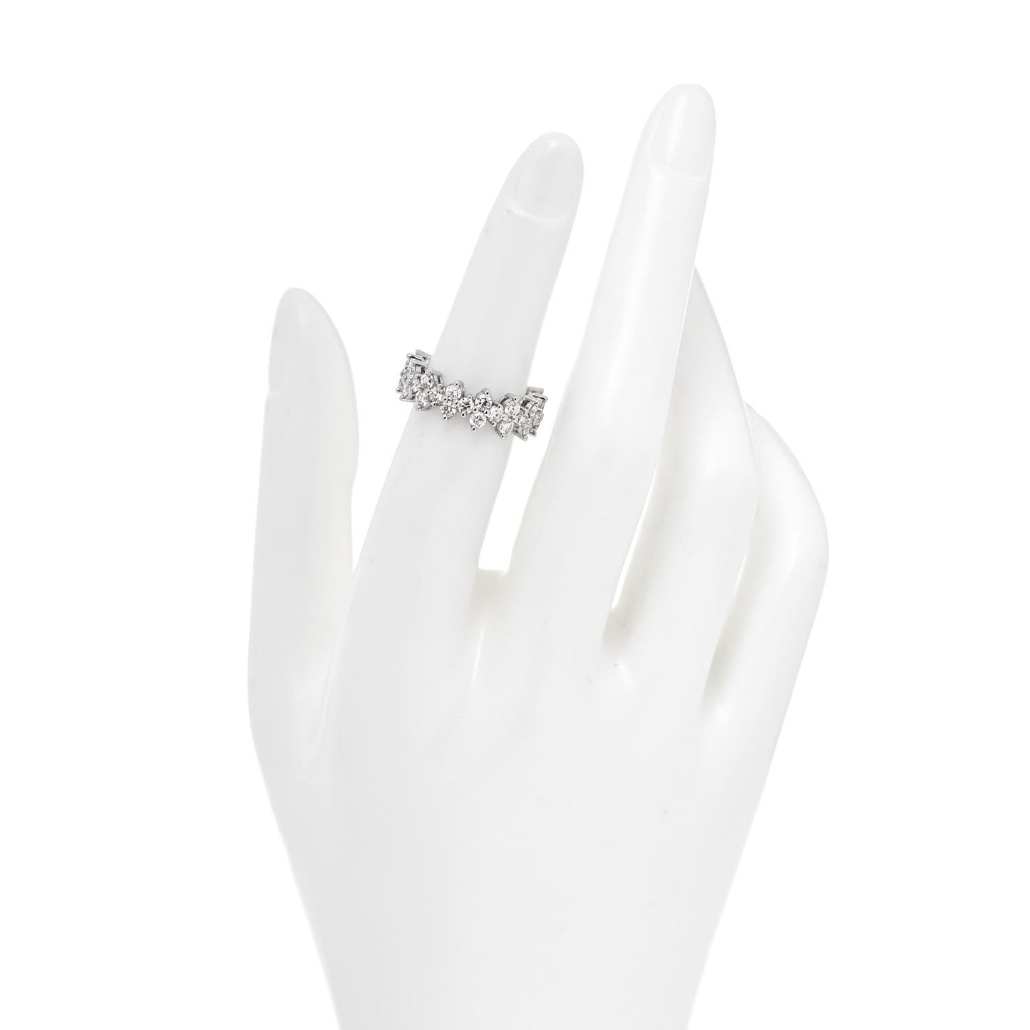 Platinum Diamond Aria Eternity Ring 49 5