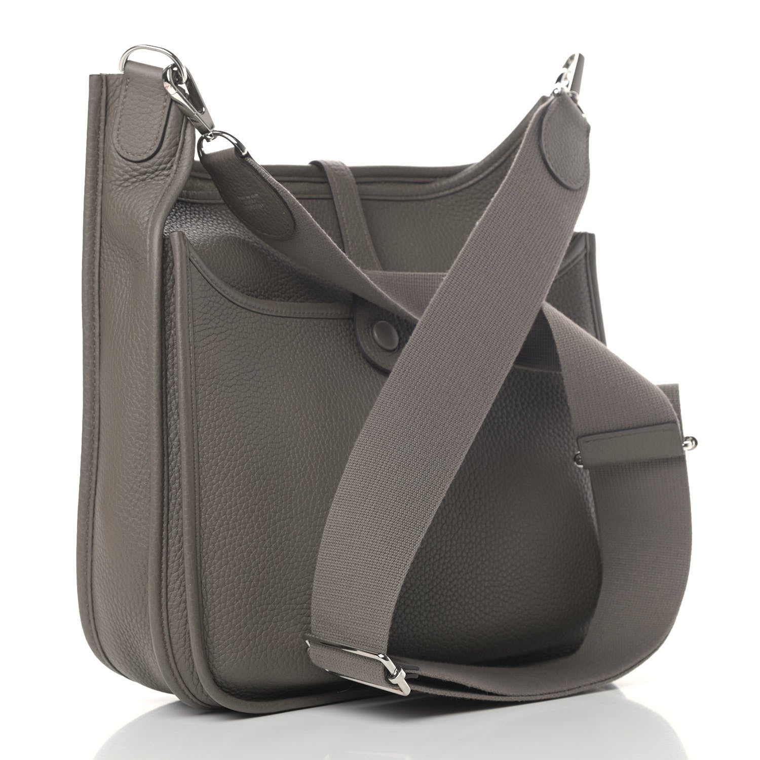 Hermes Taurillon Clemence Evelyne III PM Etain 2 of 5