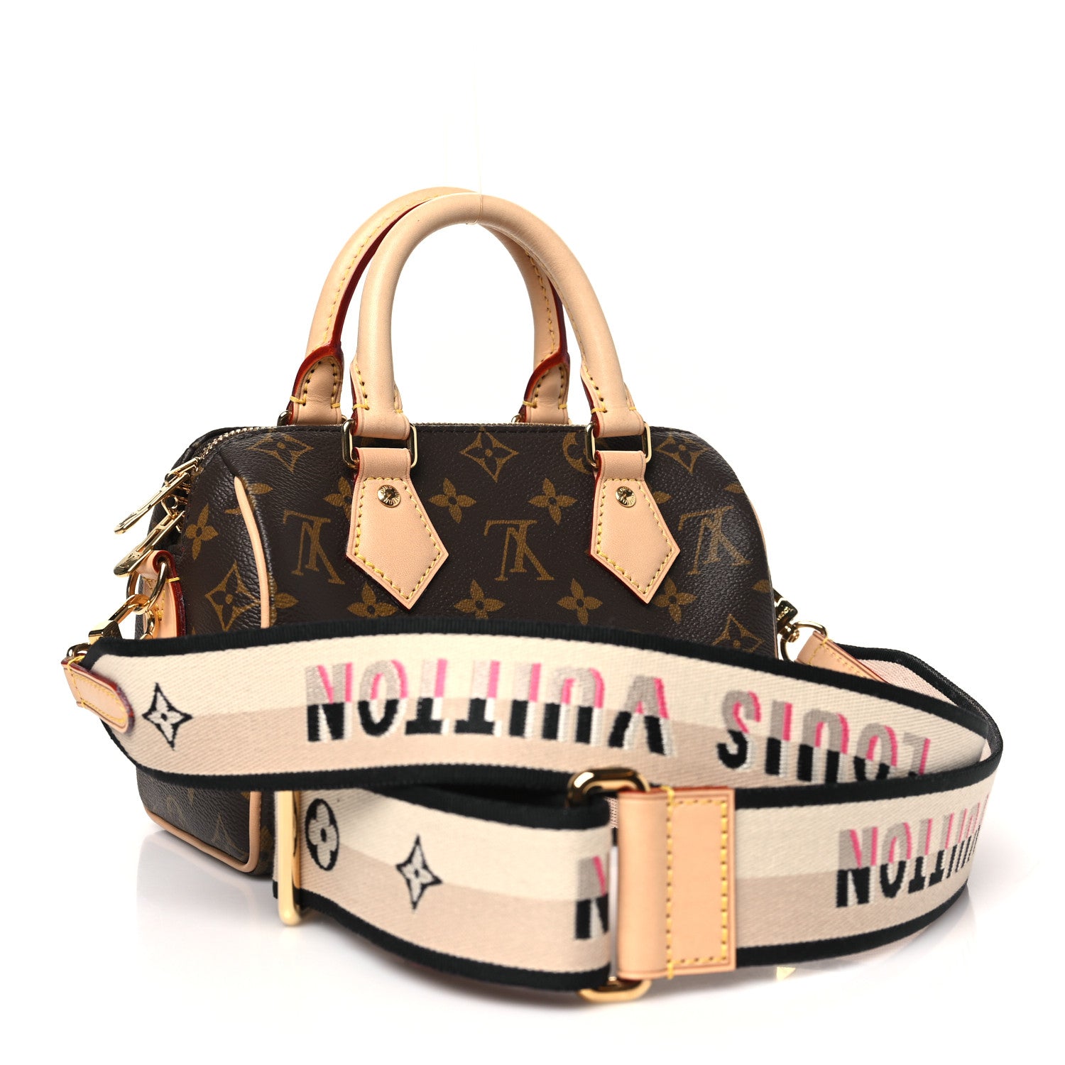 Louis Vuitton Monogram Speedy Bandouliere 20 Black 3 of 10