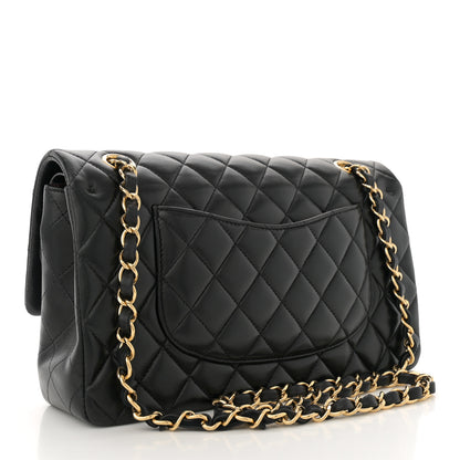 Chanel Lambskin Quilted Medium Double Flap Black 3 of 12