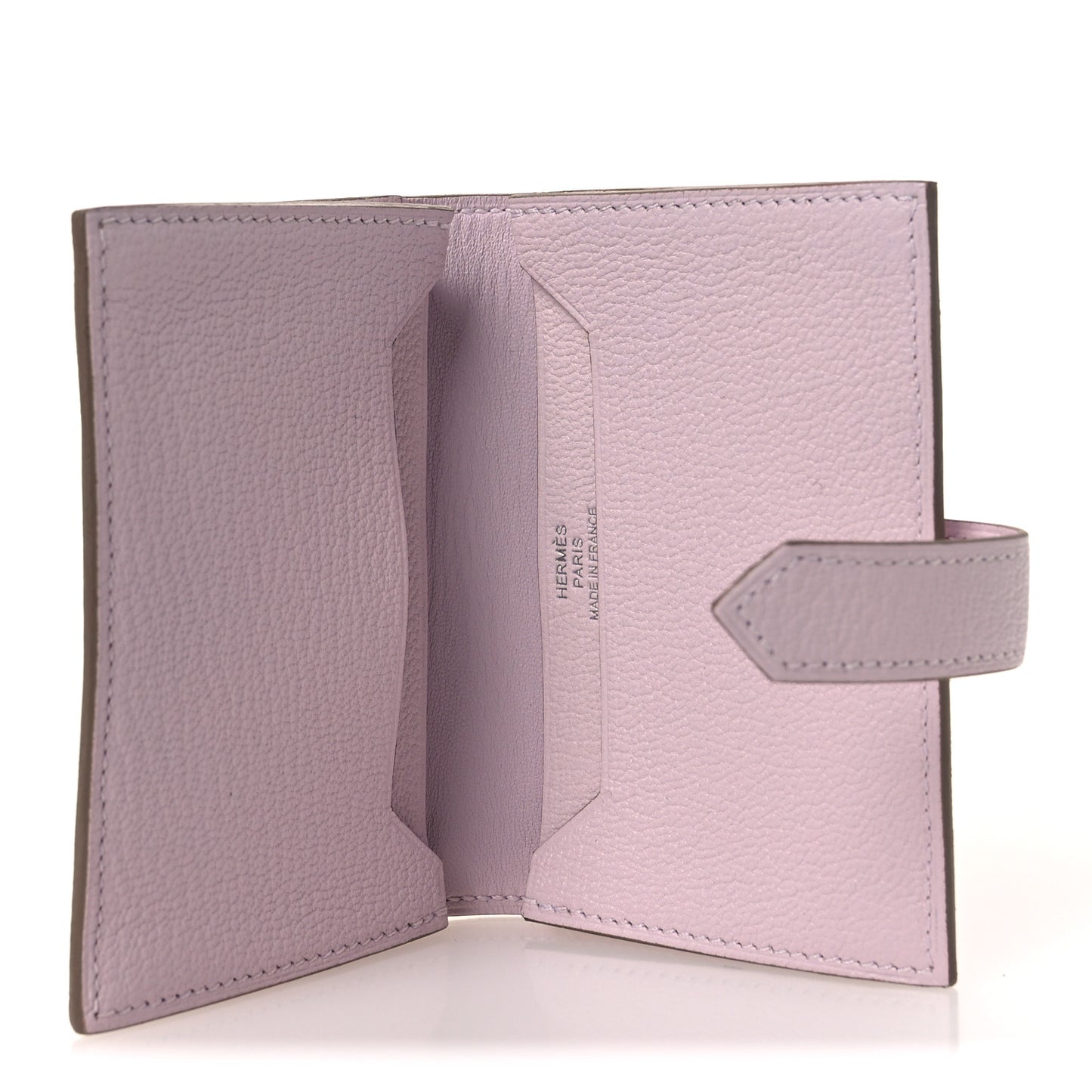 Chevre Mysore Bearn Card Holder Wallet Mauve Pale