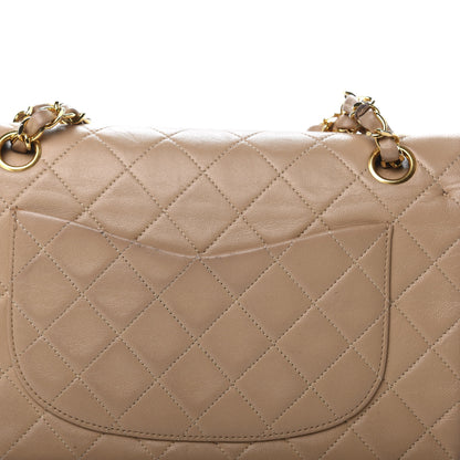 Chanel Lambskin Quilted Small Double Flap Beige 16 of 19
