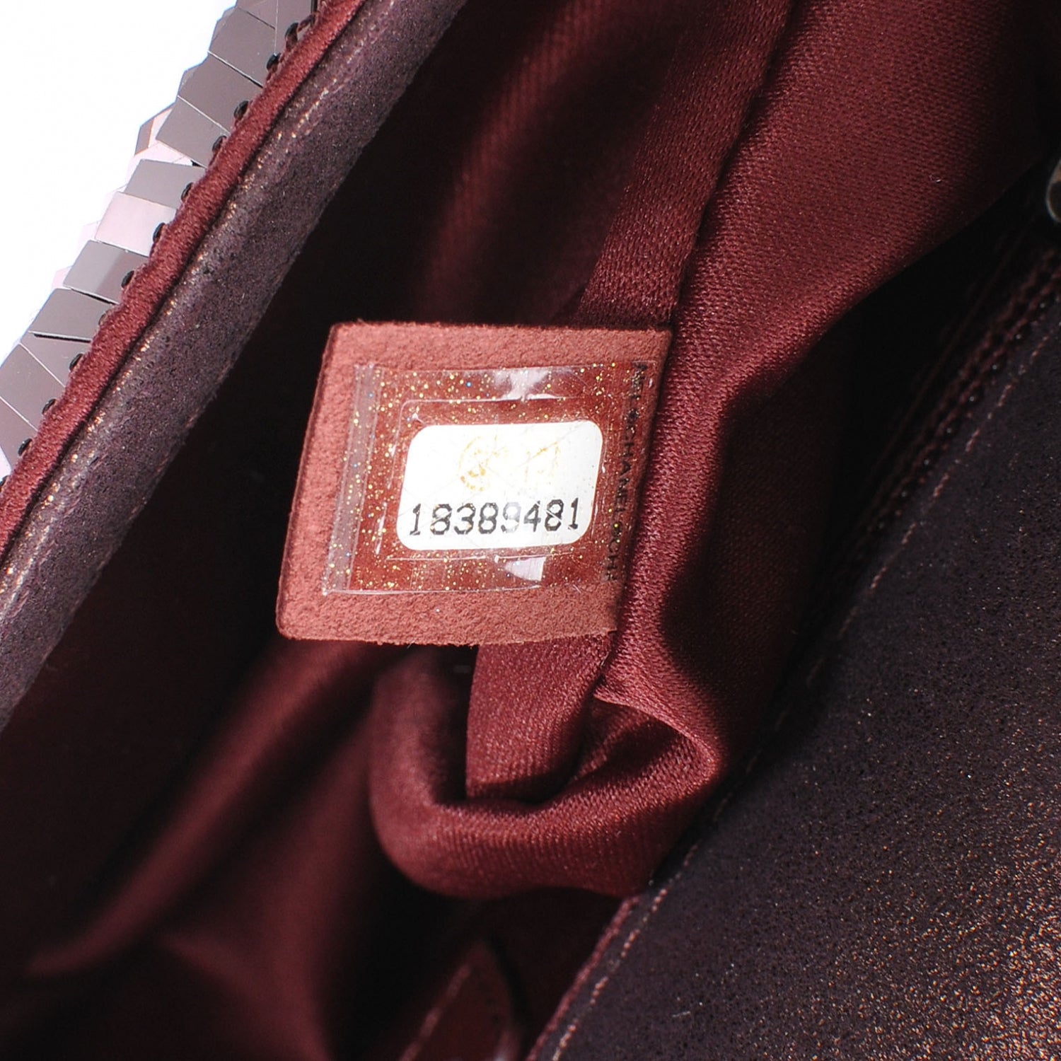 Chanel Sequin Embroidered Medium Flap Bordeaux 8 of 9