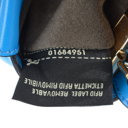 Fendi Nappa Micro Peekaboo Iconic Satchel Blu Royal 8 of 8
