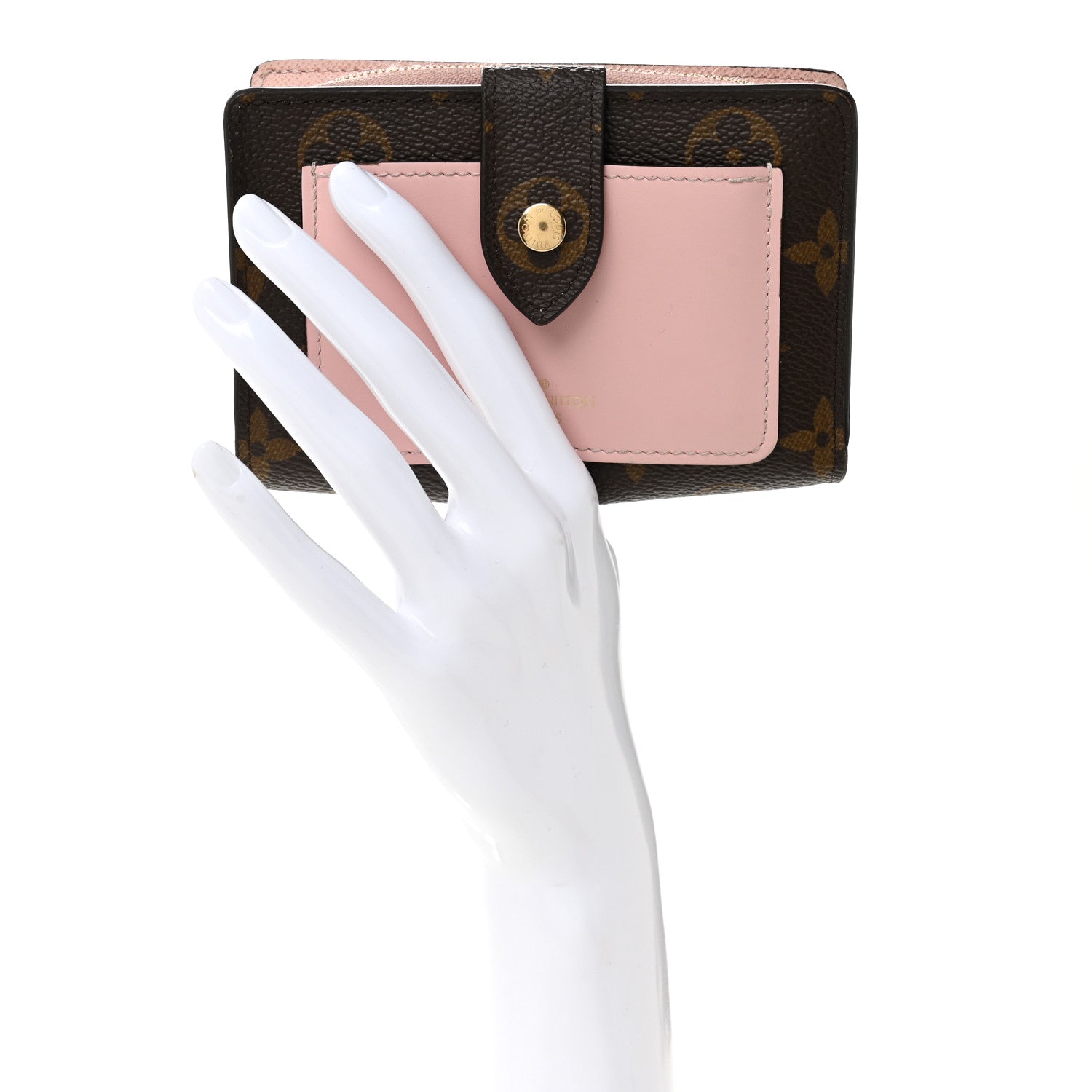 Louis Vuitton Monogram Juliette Wallet Rose Ballerine 2 of 7