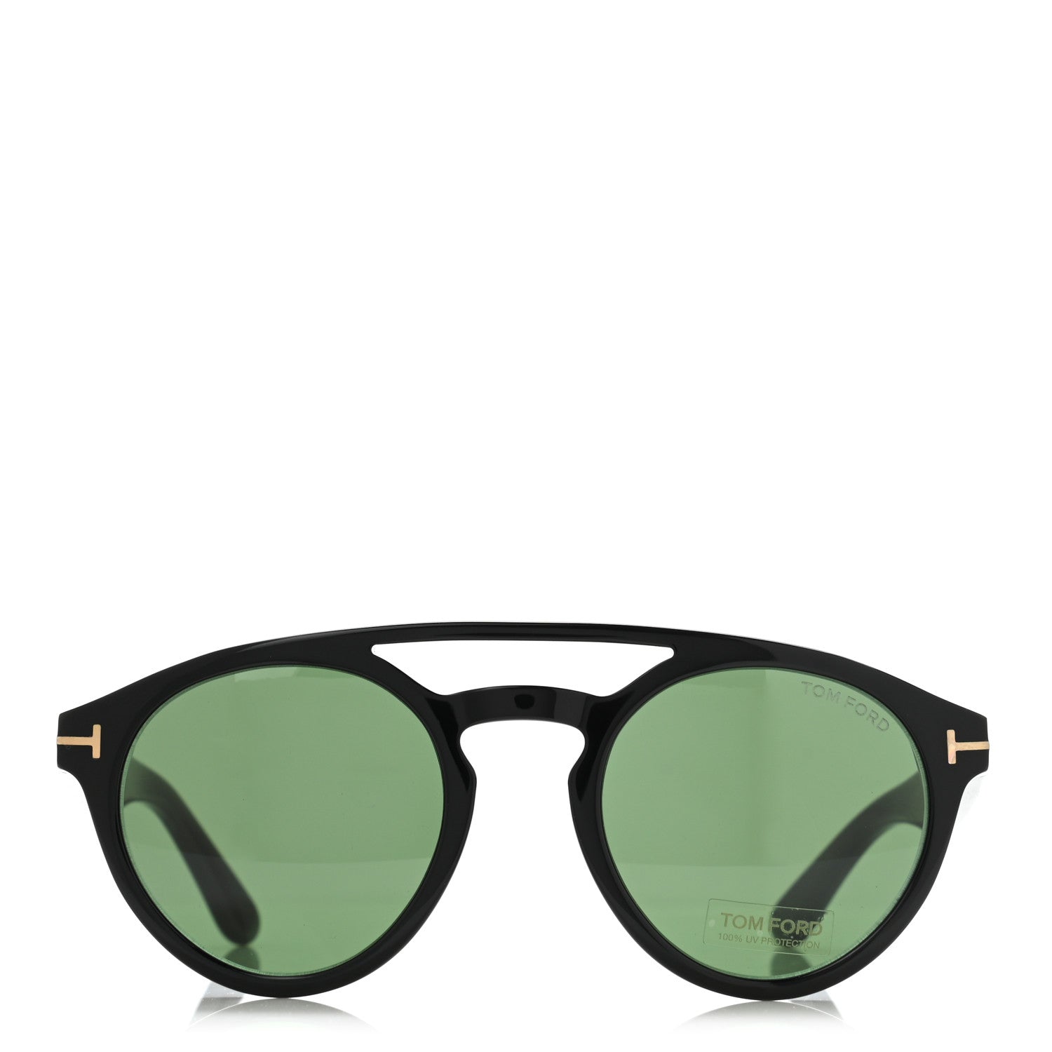 Tom Ford Clint Round Sunglasses TF537 Black 2 of 8