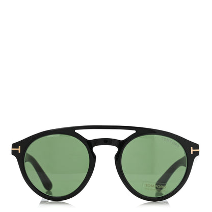Tom Ford Clint Round Sunglasses TF537 Black 2 of 8