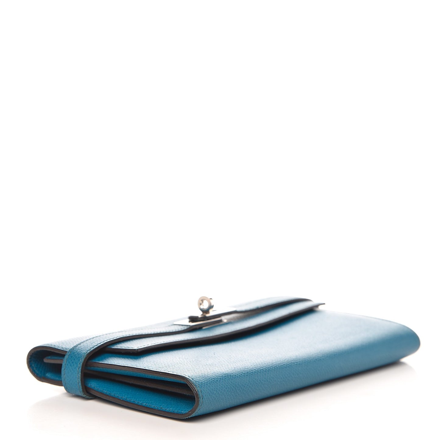 Epsom Kelly Longue Wallet Bleu Izmir