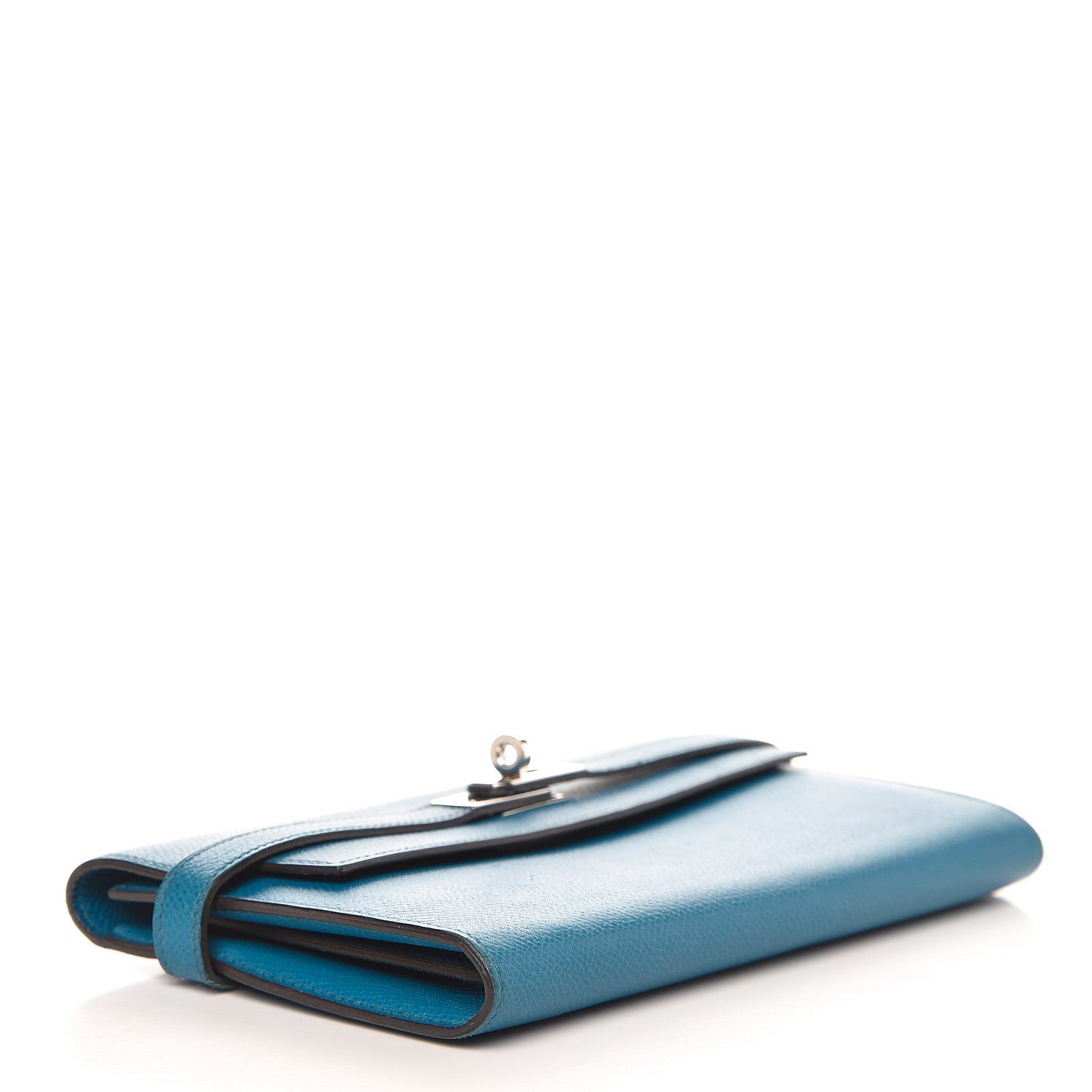 Hermes Epsom Kelly Longue Wallet Bleu Izmir 4 of 8