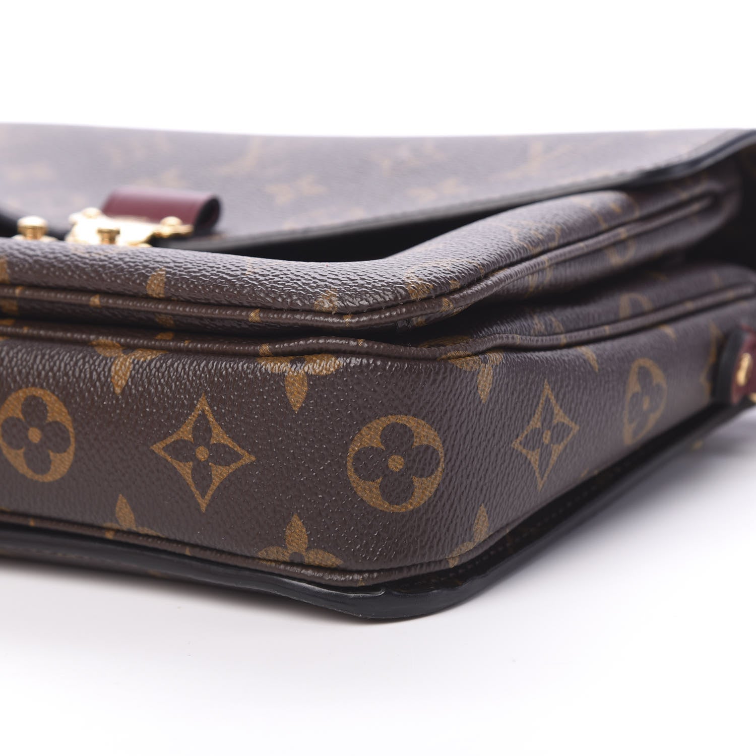 Louis Vuitton Monogram Braided Pochette Metis Safran 8 of 10