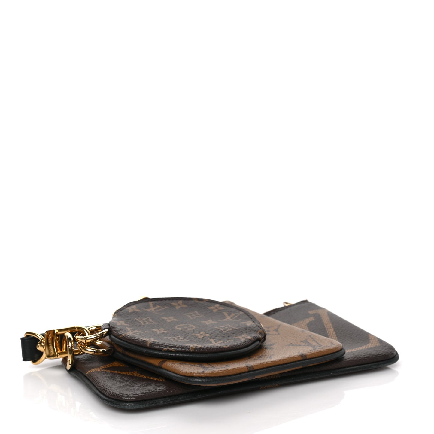 Reverse Monogram Giant Trio Pouch