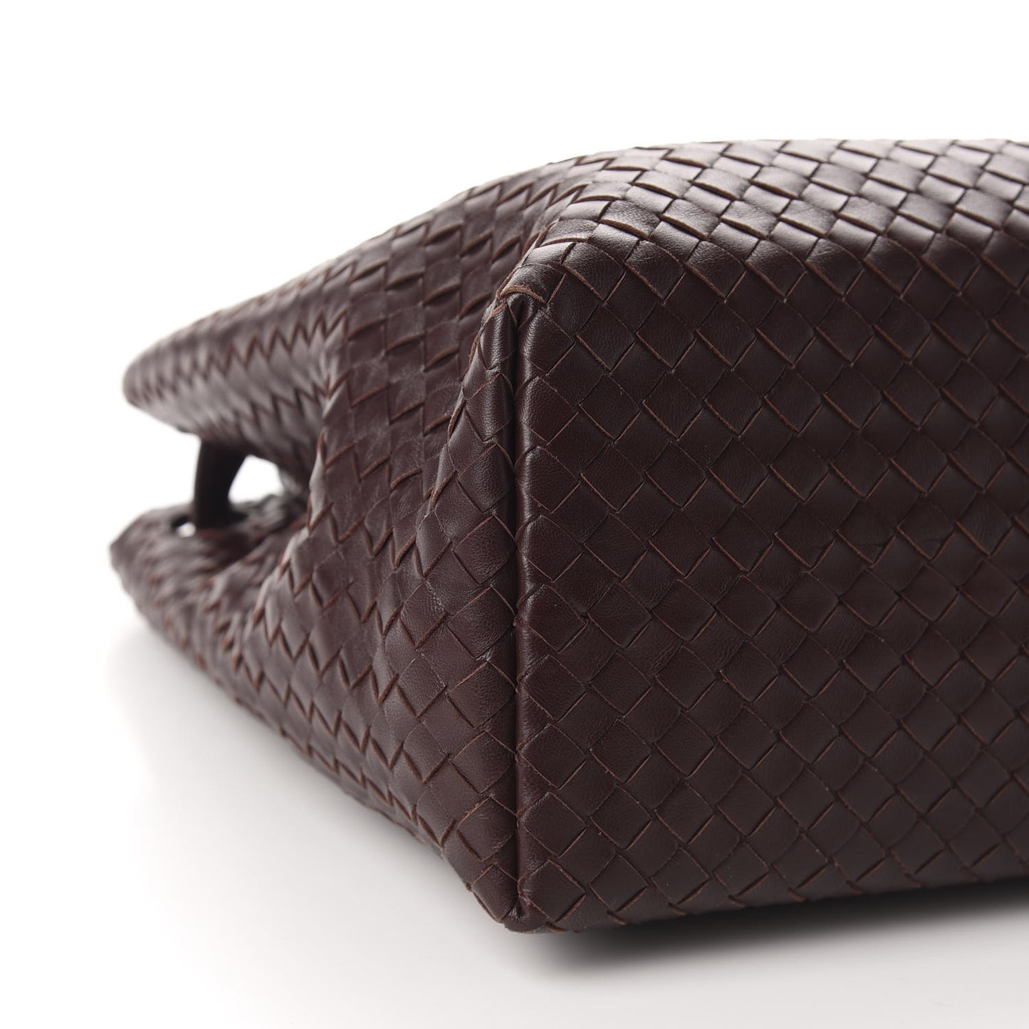 Nappa Intrecciato Garda Bag Dark Barolo