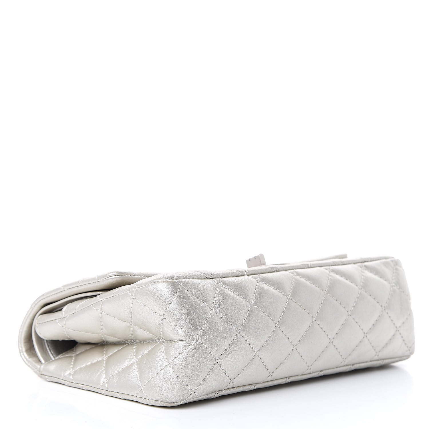 Chanel Metallic Aged Calfskin 2.55 Reissue 225 Flap Silver 4 of 16