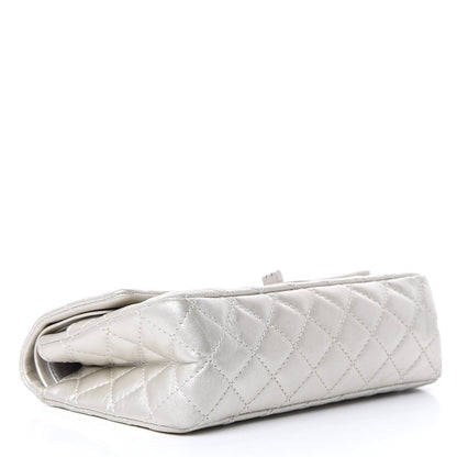 Chanel Metallic Aged Calfskin 2.55 Reissue 225 Flap Silver 4 of 16