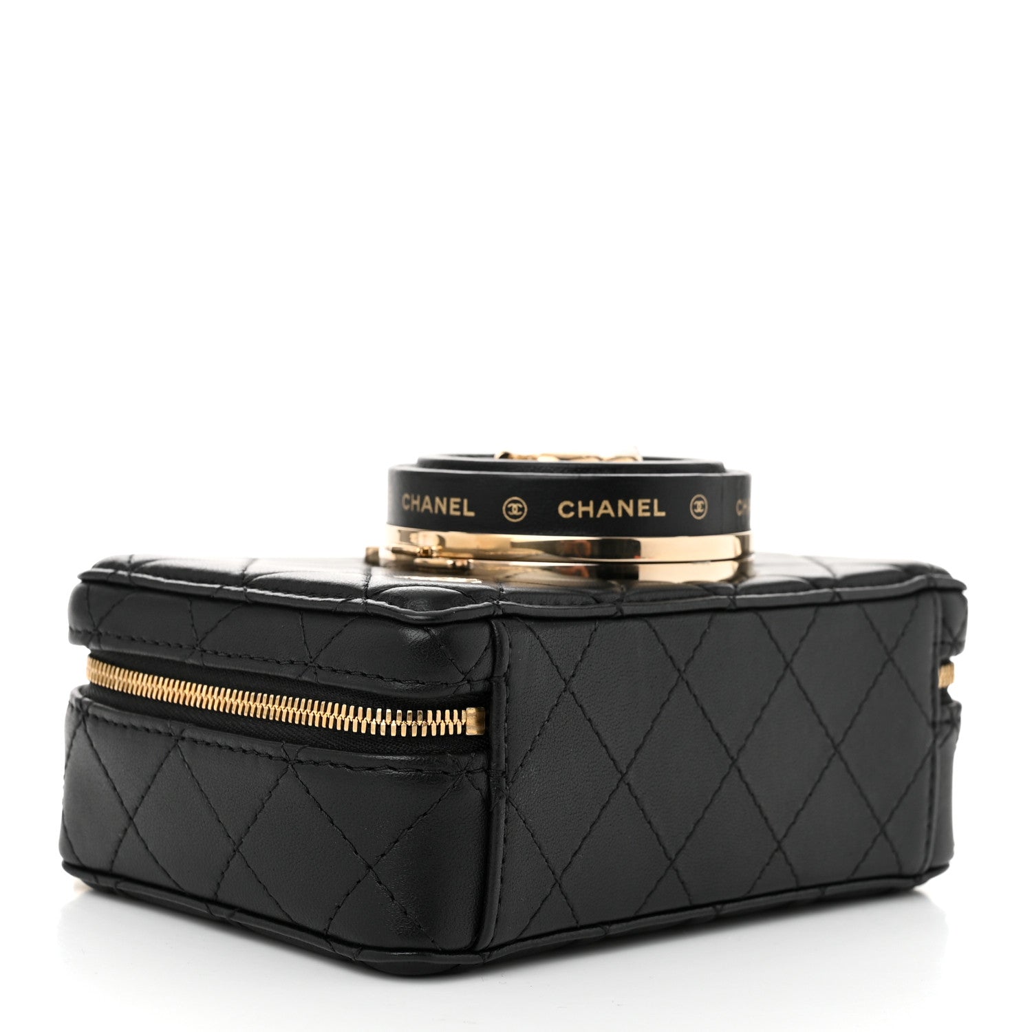 Chanel Lambskin Quilted Coco Click Bag Black 4 of 11