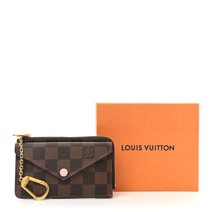 Louis Vuitton Damier Ebene Recto Verso Card Holder Rose Ballerine 8 of 8