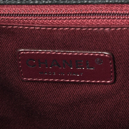 Chanel Iridescent Grained Calfskin Quilted Globe Trotter Vanity Case Black 8 of 12