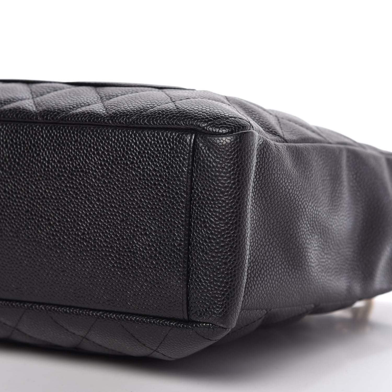 Chanel Caviar Quilted Petit Shopping Tote PST Black 7 of 9