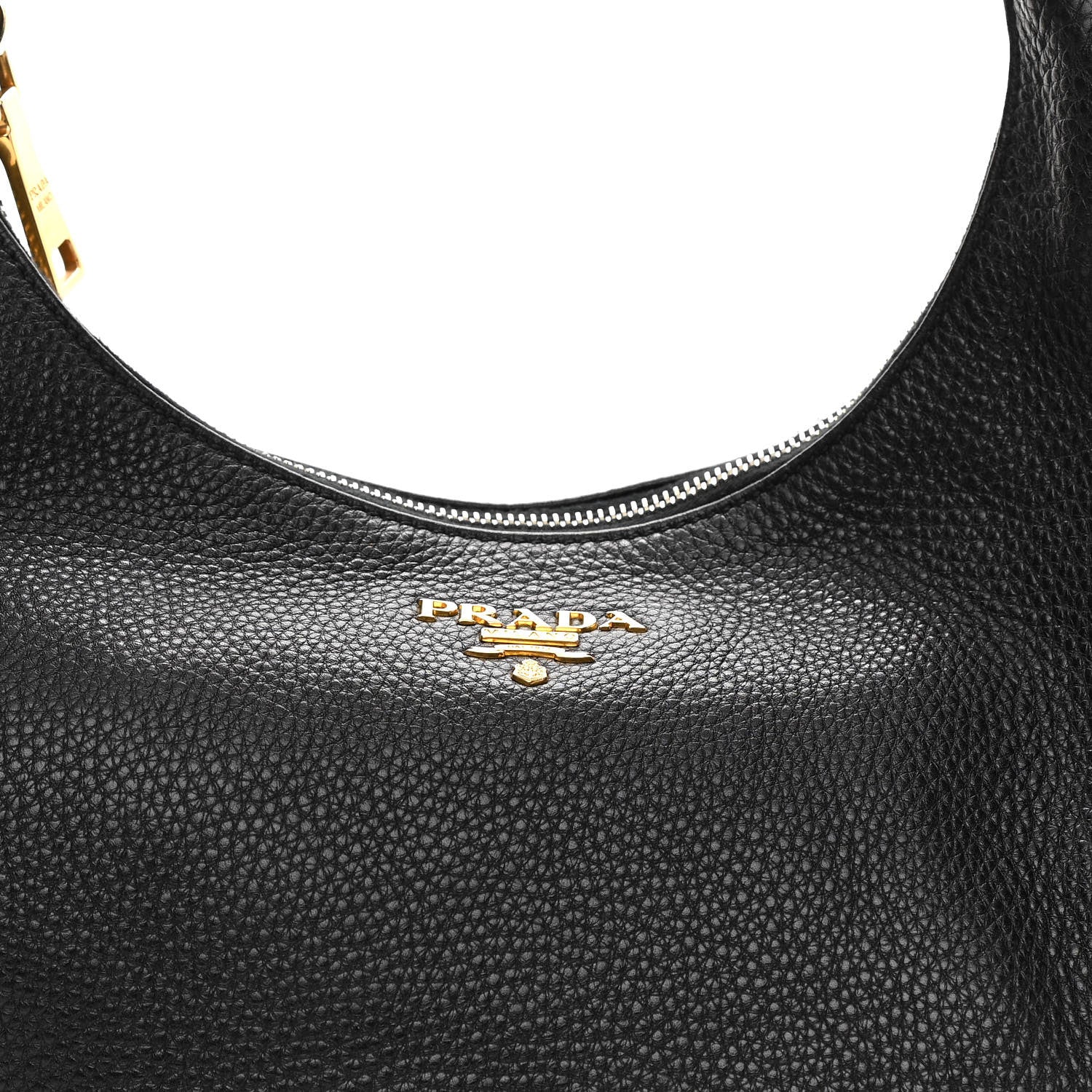 Prada Vitello Daino Hobo Black 8 of 10