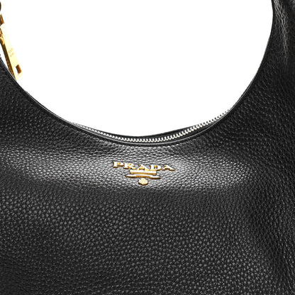 Prada Vitello Daino Hobo Black 8 of 10