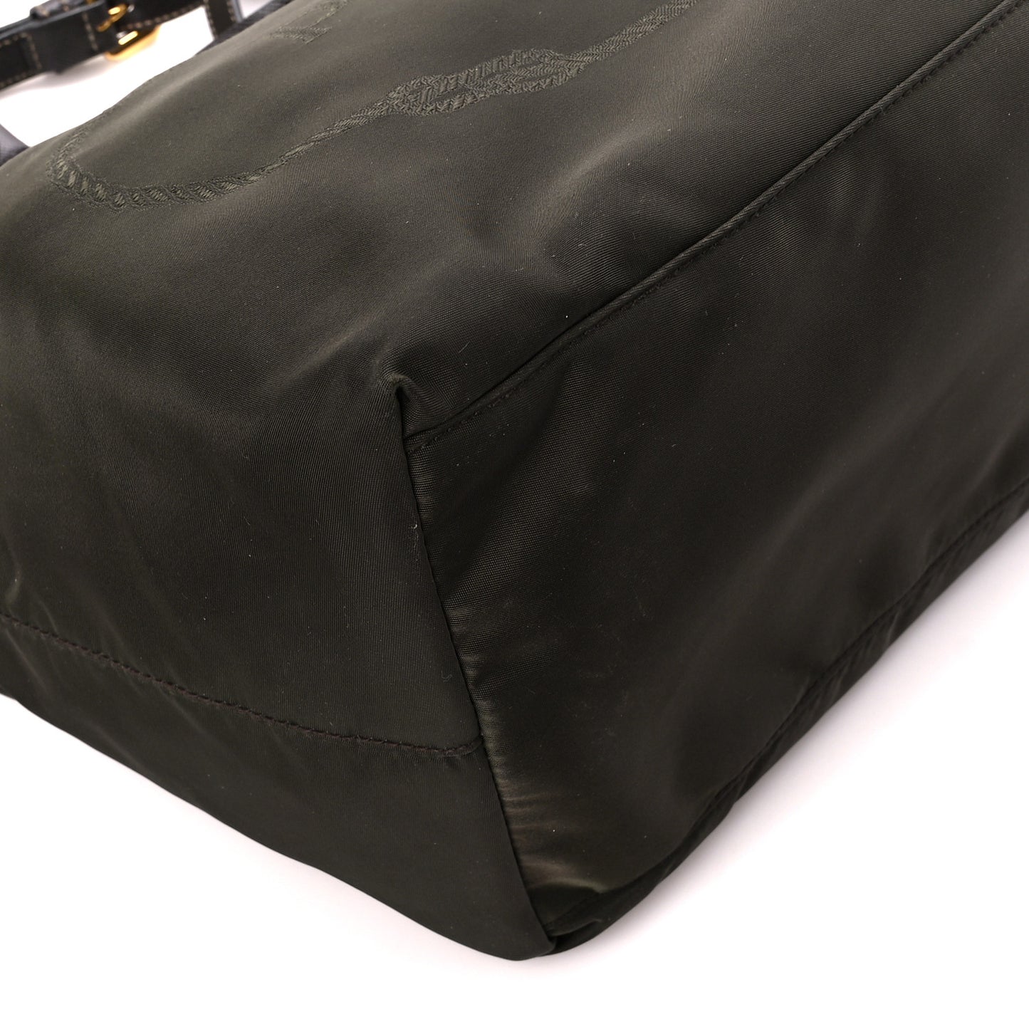 Nylon Jacquard Logo Tote Corda Militaire