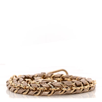 Louis Vuitton Metallic Calfskin Chain Crossbody Strap Light Gold 2 of 3