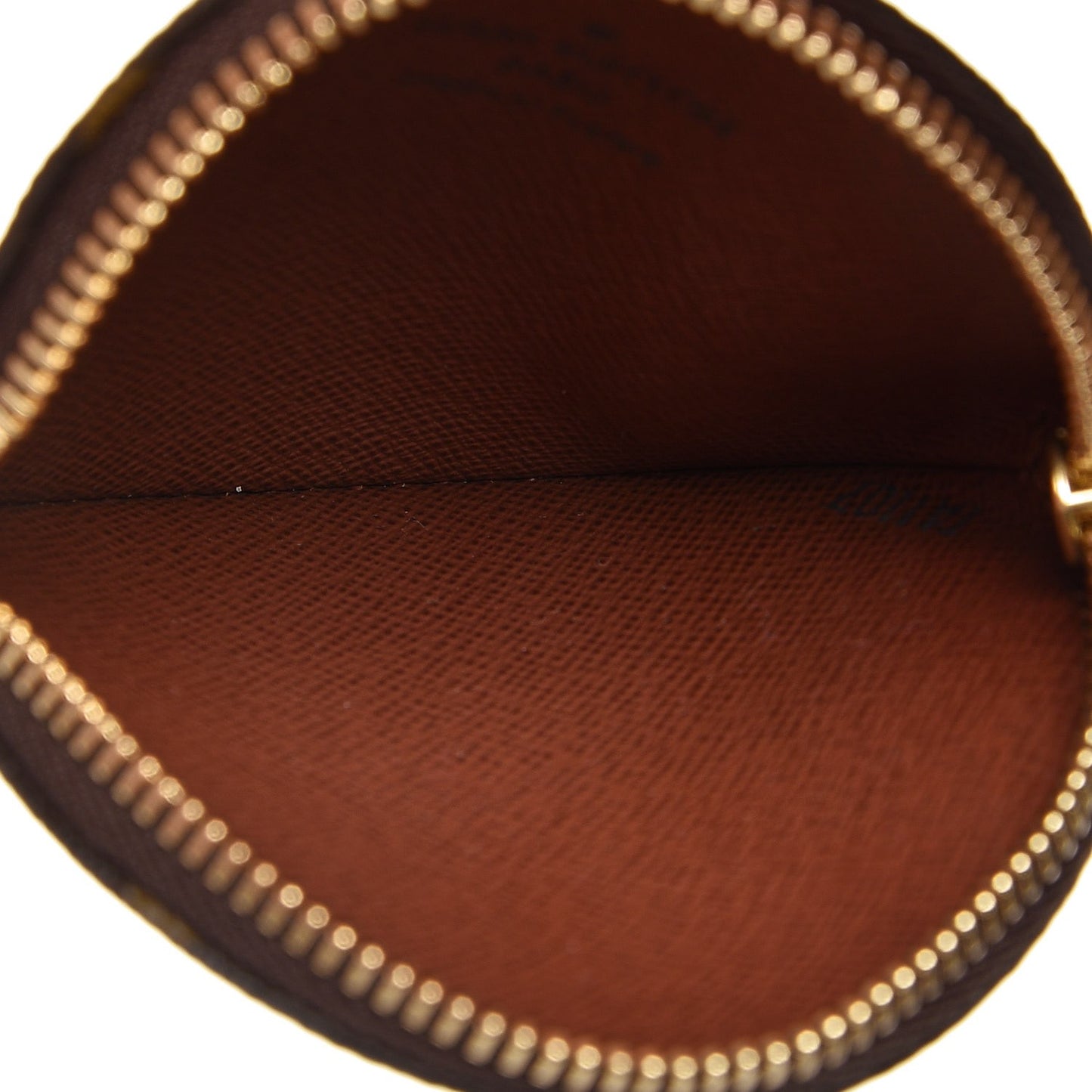 Monogram Round Coin Purse