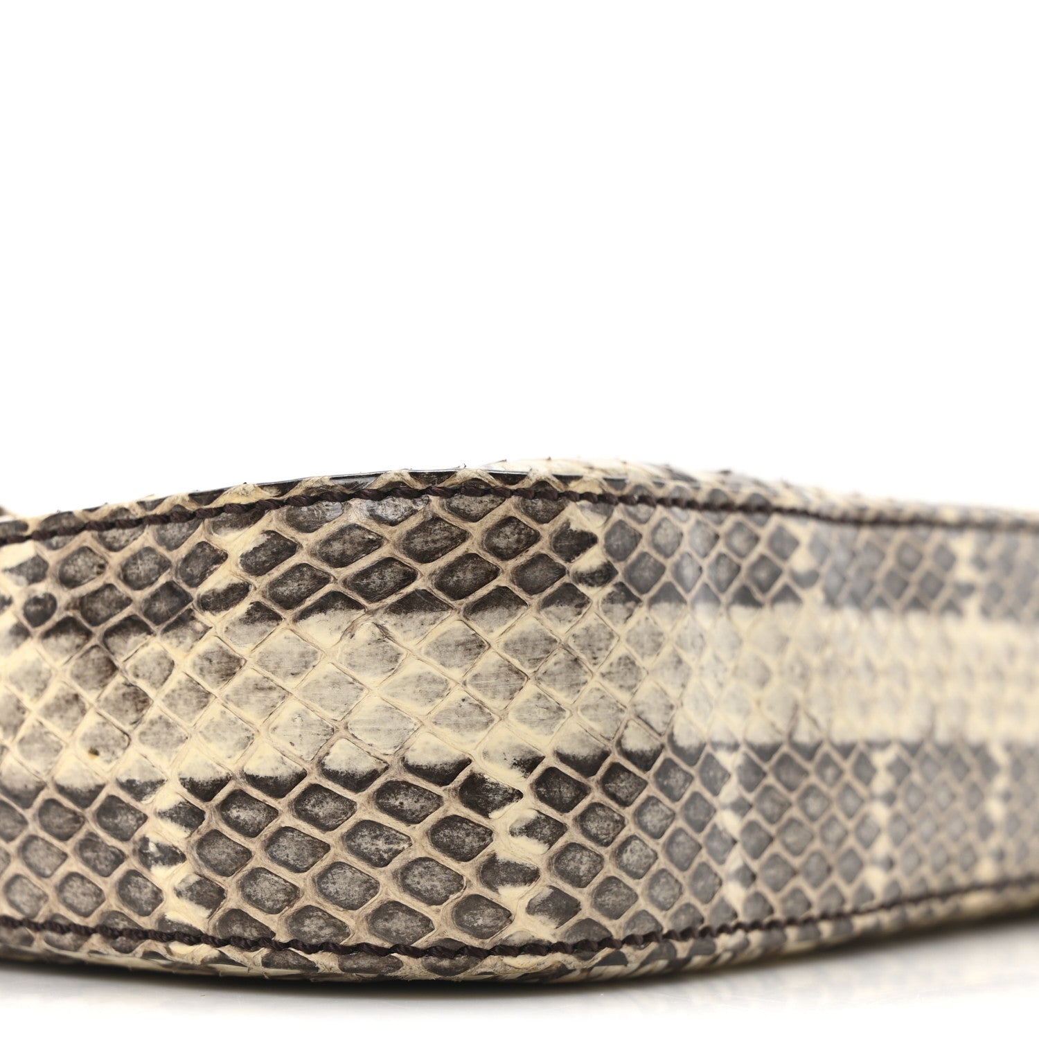 Fendi Snakeskin Baguette Natural 8 of 10